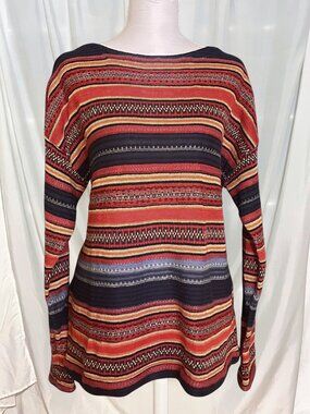 Bold Multicolor Lightweight Spring Sweater | Lauren Ralph Lauren Playful Preppy